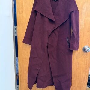 Mackage Mai Double Face Wool Wrap Coat - Size XS - Wine